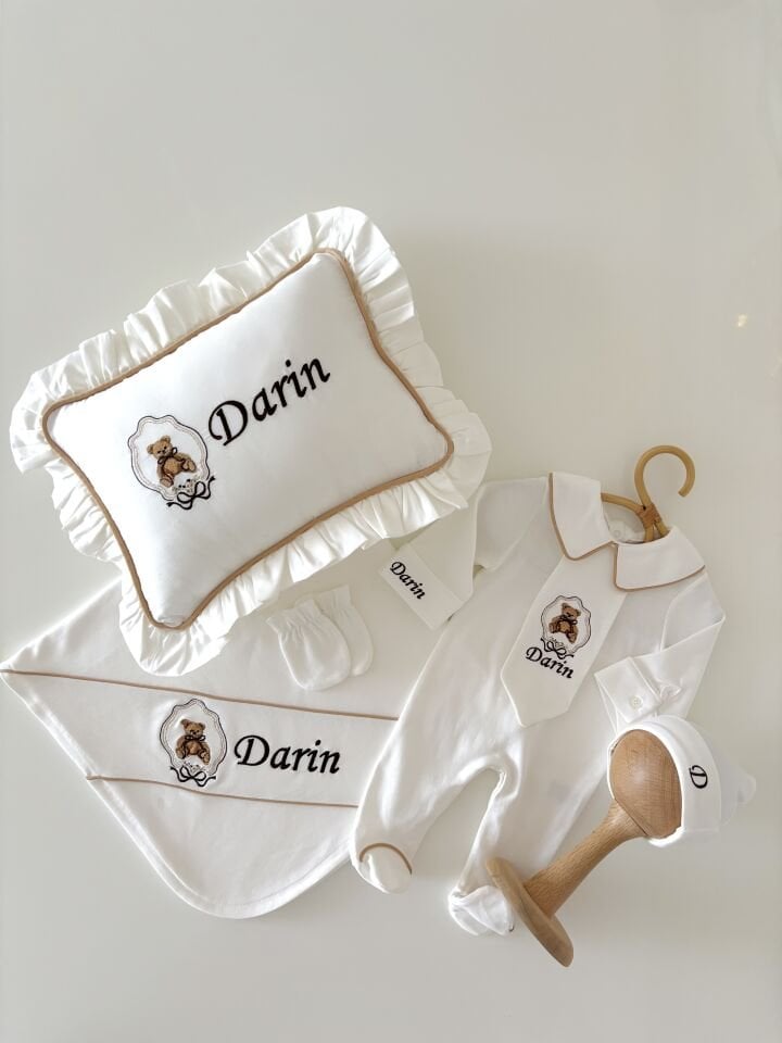 LITTLE MAN 10 PARÇA HASTANE ÇIKIŞI KREM