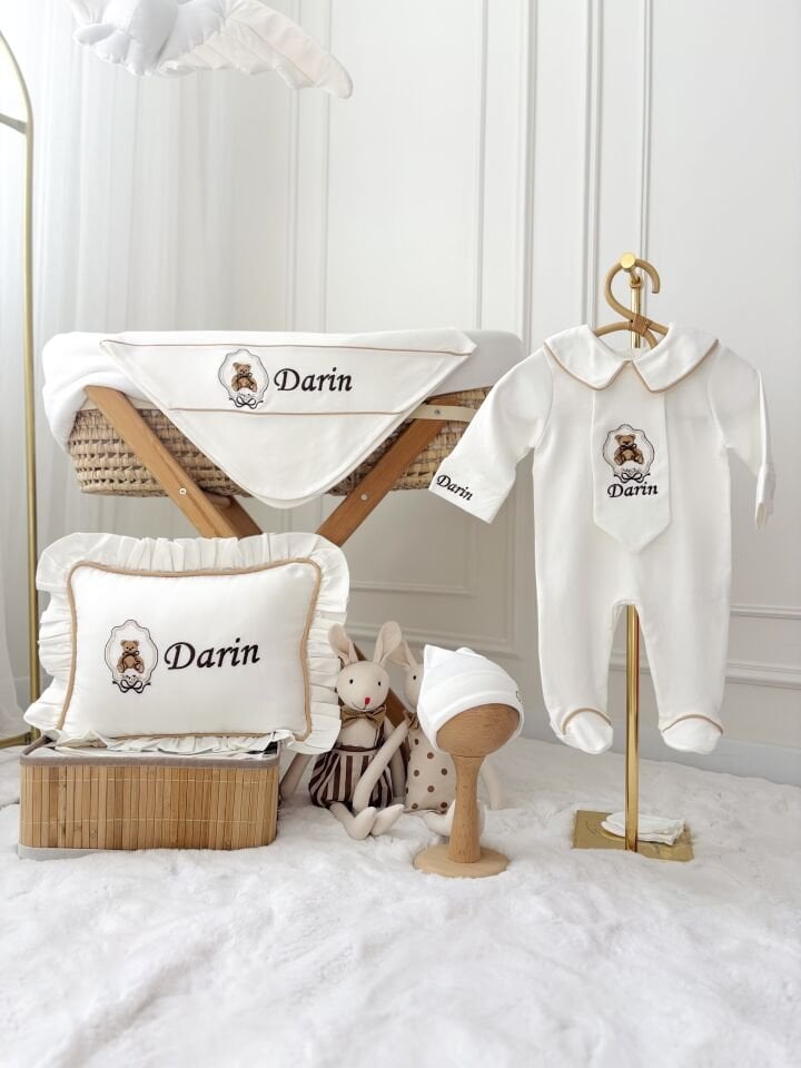 LITTLE MAN 10 PARÇA HASTANE ÇIKIŞI KREM