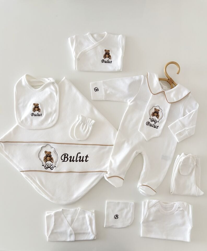 LITTLE MAN 10 PARÇA HASTANE ÇIKIŞI KREM