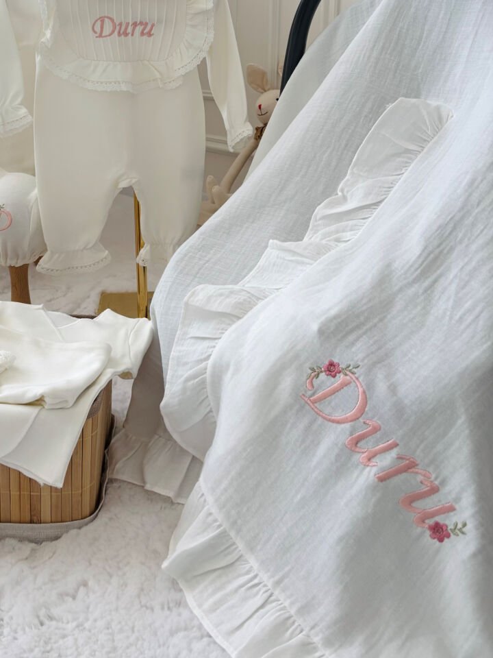 2 KATLI MÜSLİN PUSET ÖRTÜSÜ