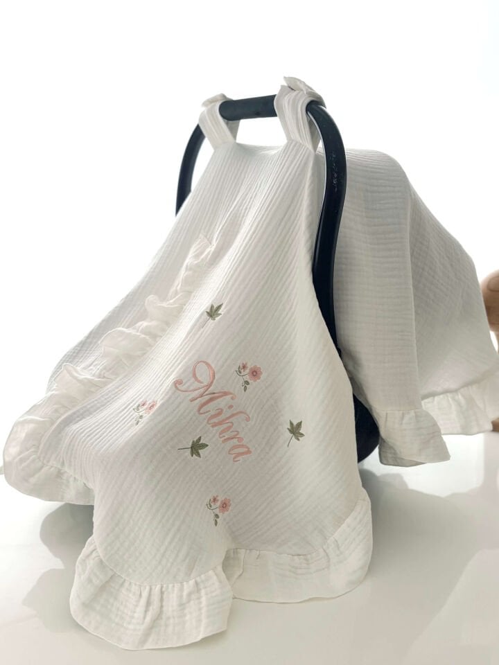 4 KATLI MÜSLİN PUSET ÖRTÜSÜ