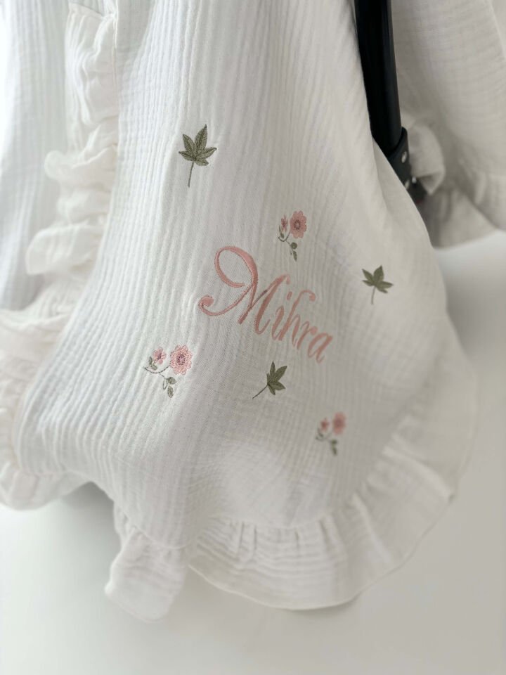 4 KATLI MÜSLİN PUSET ÖRTÜSÜ