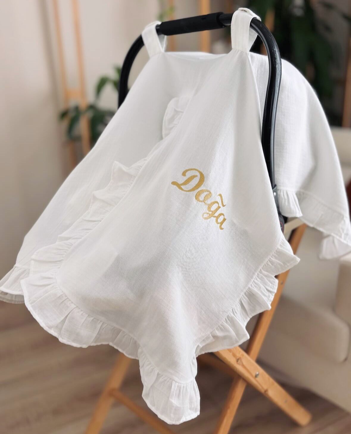 2 KATLI MÜSLİN PUSET ÖRTÜSÜ