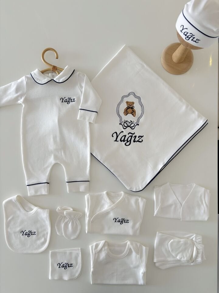 LACİVERT 10 PARÇA HASTANE ÇIKIŞI