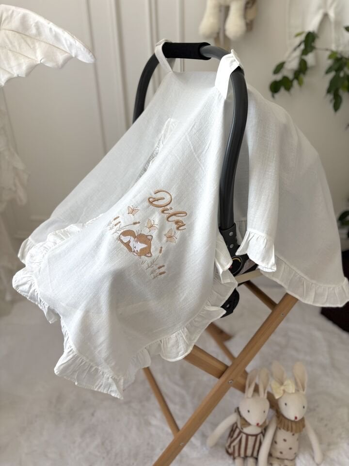 2  KATLI MÜSLİN PUSET ÖRTÜSÜ