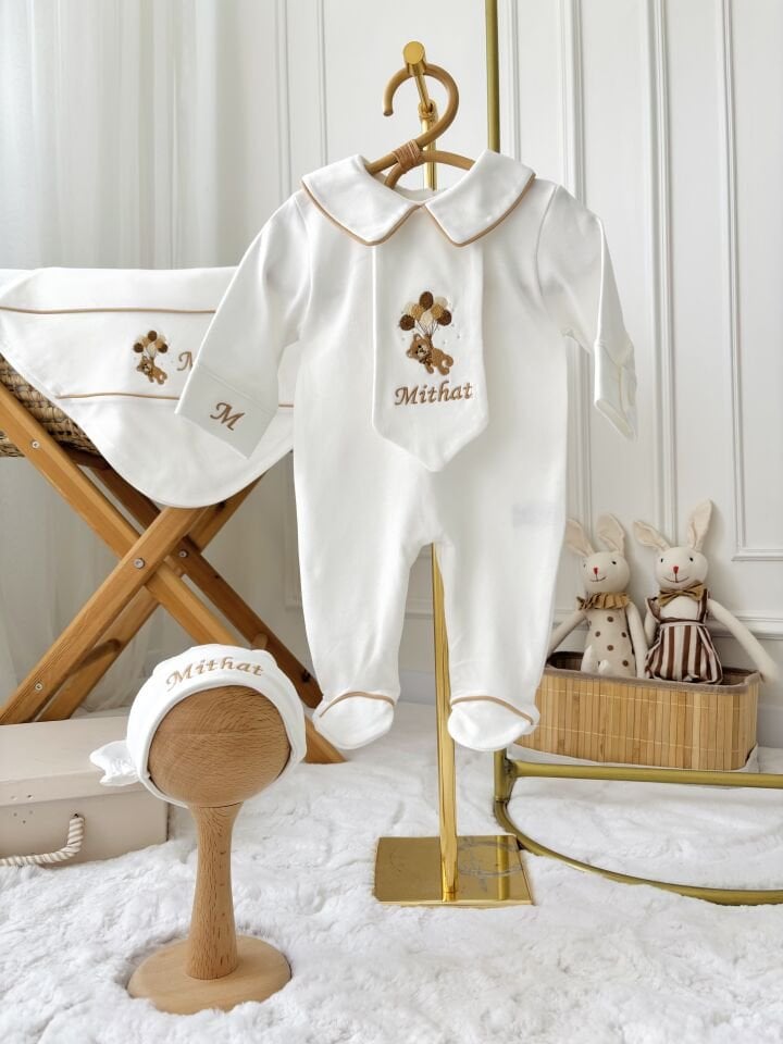 LITTLE MAN 10 PARÇA HASTANE ÇIKIŞI KREM