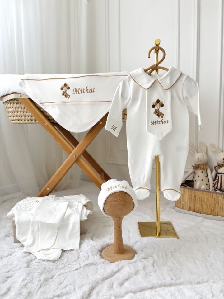 LITTLE MAN 10 PARÇA HASTANE ÇIKIŞI KREM