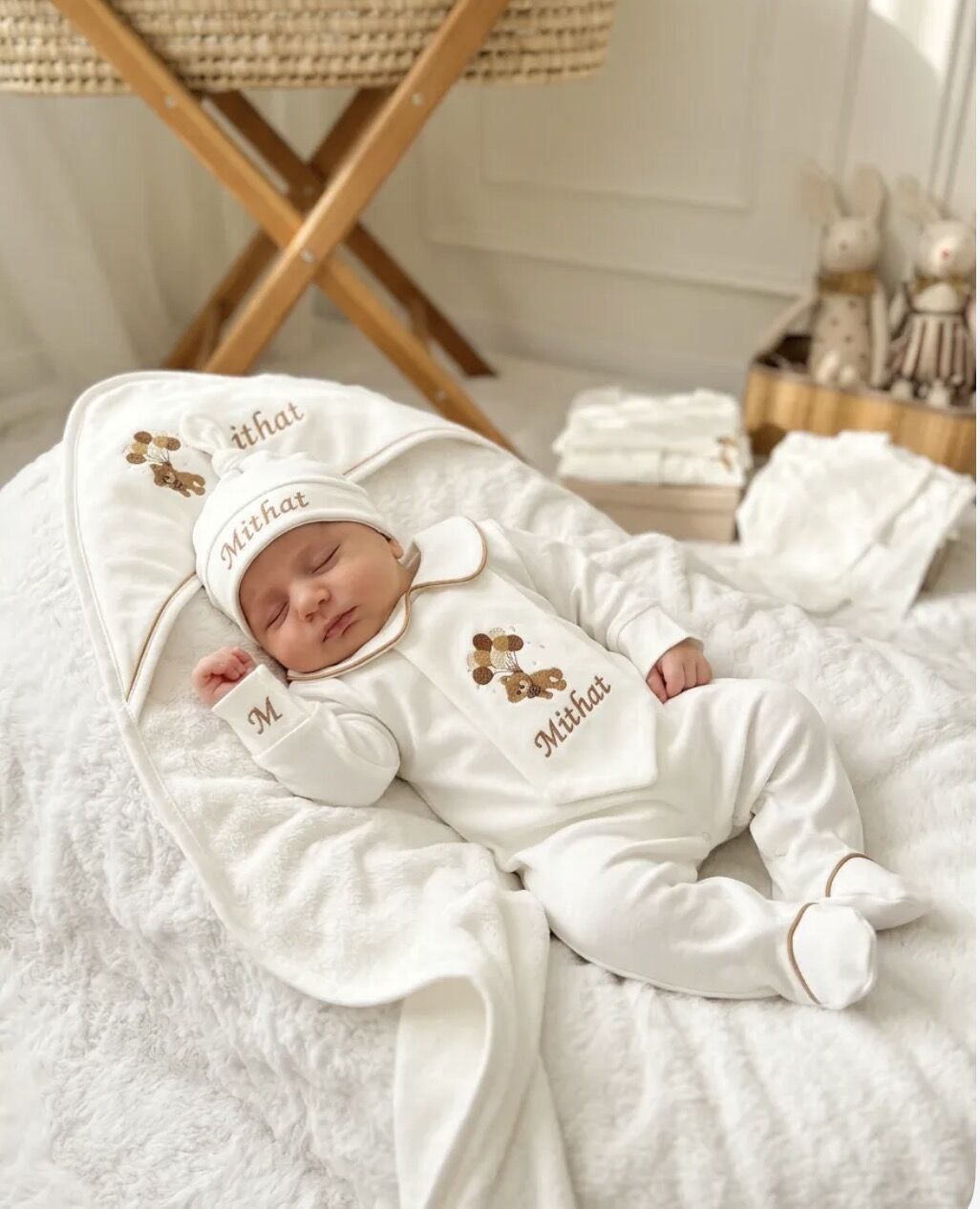 LITTLE MAN 10 PARÇA HASTANE ÇIKIŞI KREM