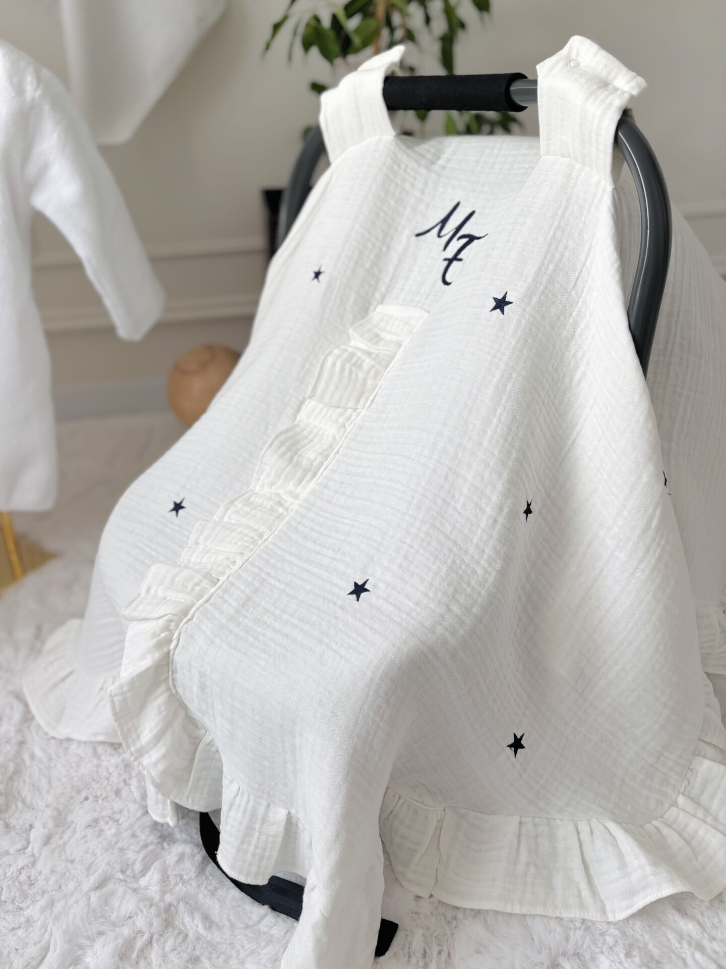 4 KATLI MÜSLİN PUSET ÖRTÜSÜ