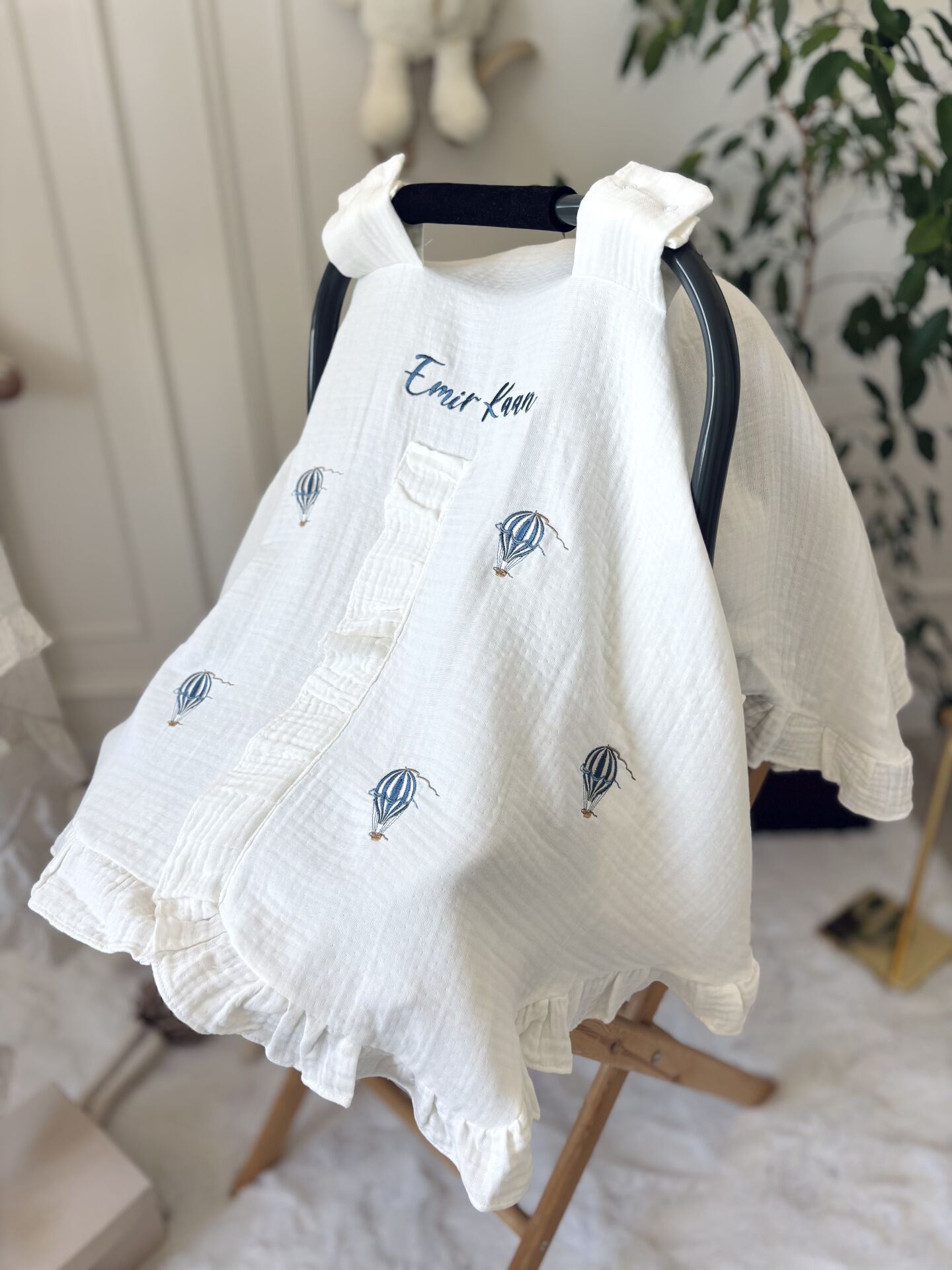 4 KATLI MÜSLİN PUSET ÖRTÜSÜ