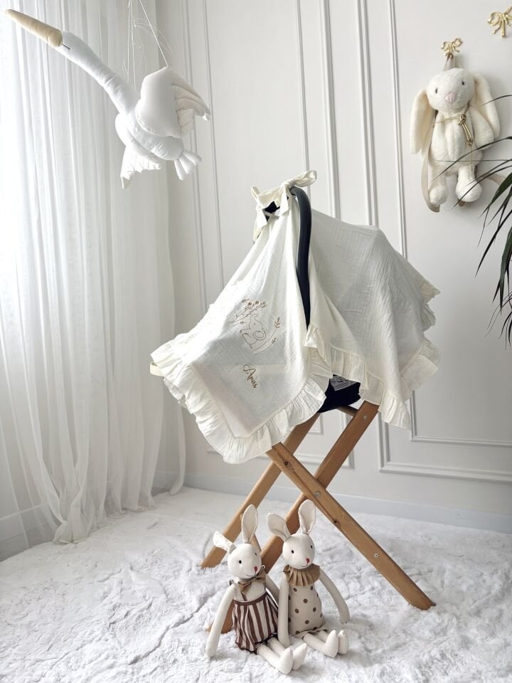 2 KATLI MÜSLİN PUSET ÖRTÜSÜ