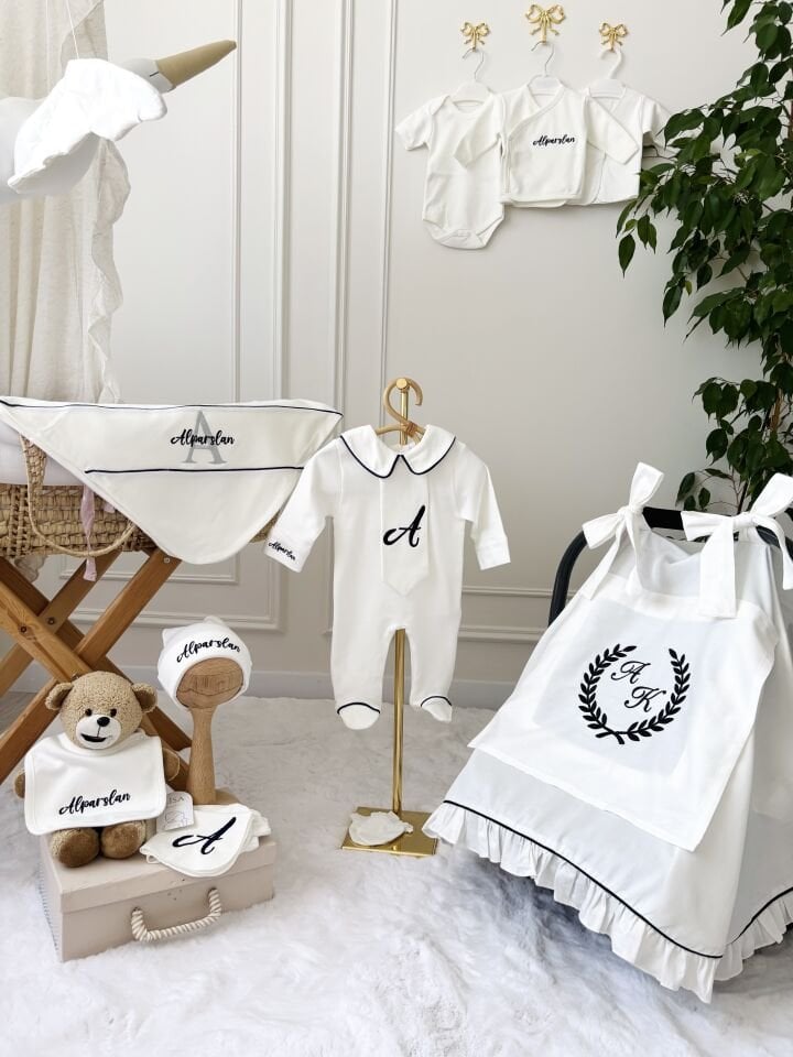 LITTLE MAN 10 PARÇA HASTANE ÇIKIŞI LACİVERT