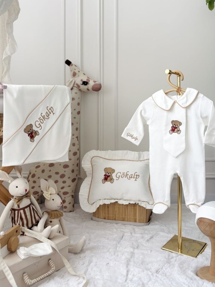 LITTLE MAN 10 PARÇA HASTANE ÇIKIŞI KREM