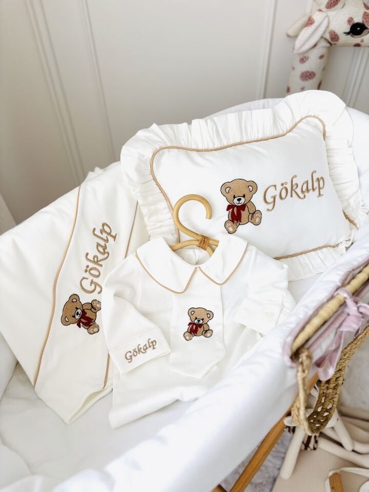 LITTLE MAN 10 PARÇA HASTANE ÇIKIŞI KREM