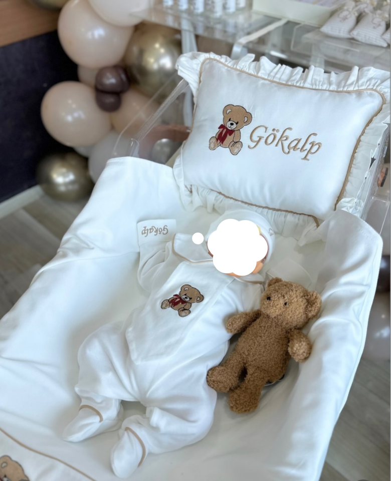 LITTLE MAN 10 PARÇA HASTANE ÇIKIŞI KREM