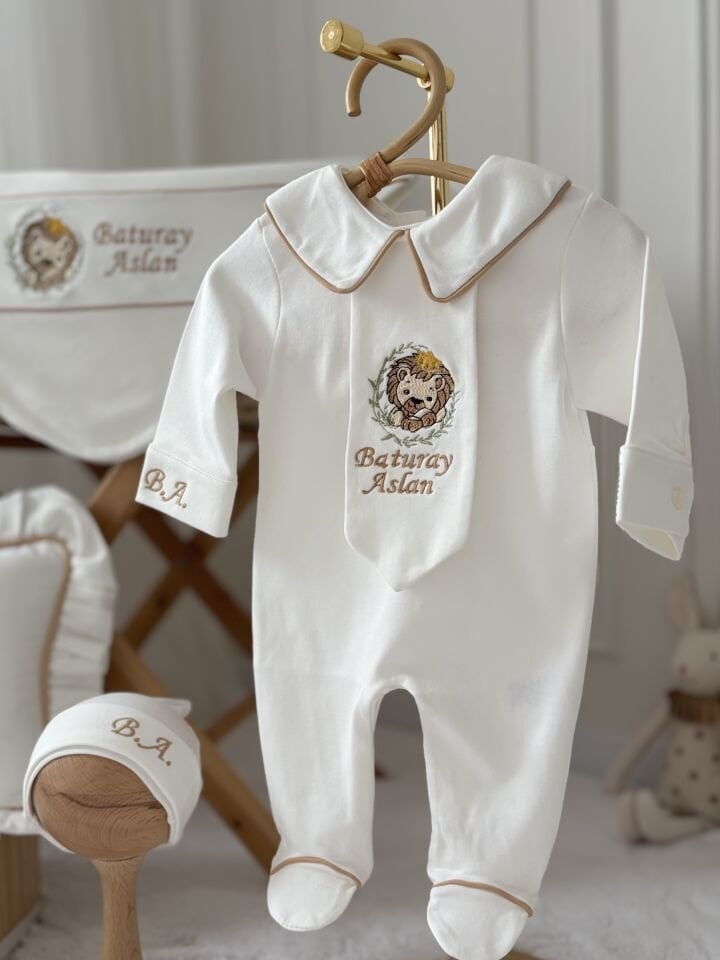 LITTLE MAN 10 PARÇA HASTANE ÇIKIŞI KREM