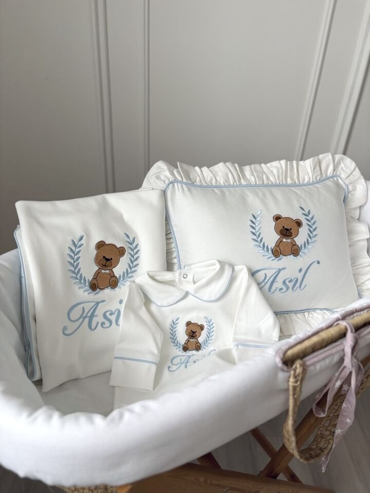 BEBE MAVİSİ 10 PARÇA HASTANE ÇIKIŞI