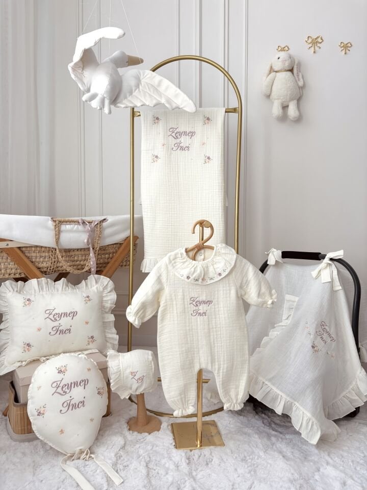 KREM MÜSLİN HASTANE ÇIKIŞI