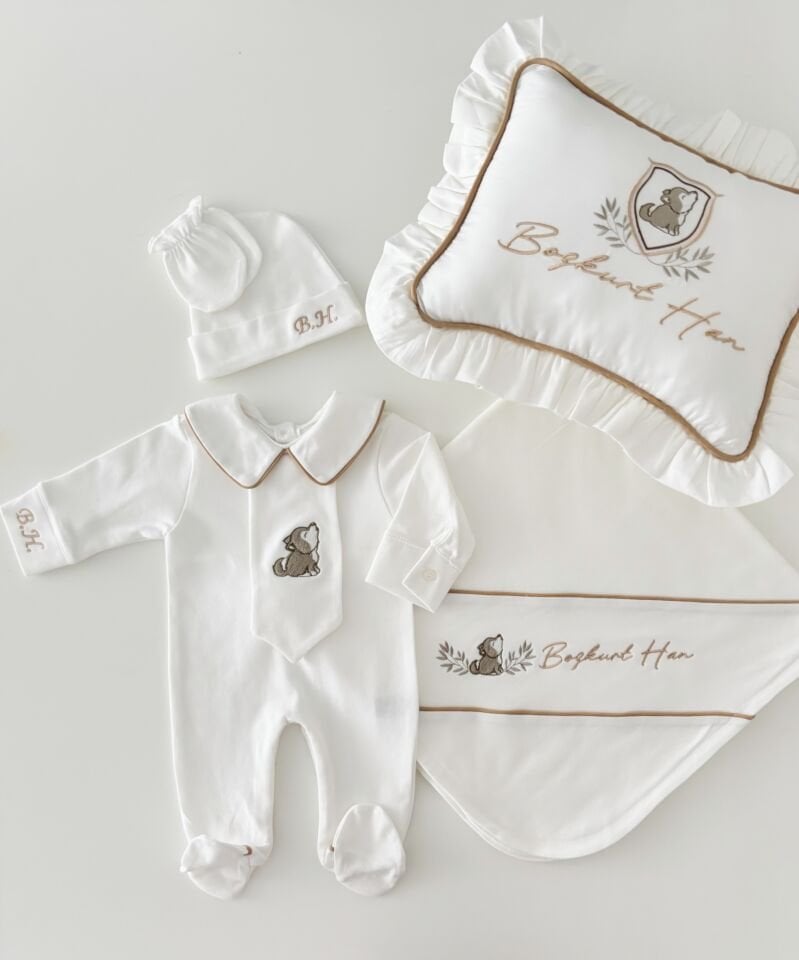 LITTLE MAN 10 PARÇA HASTANE ÇIKIŞI KREM