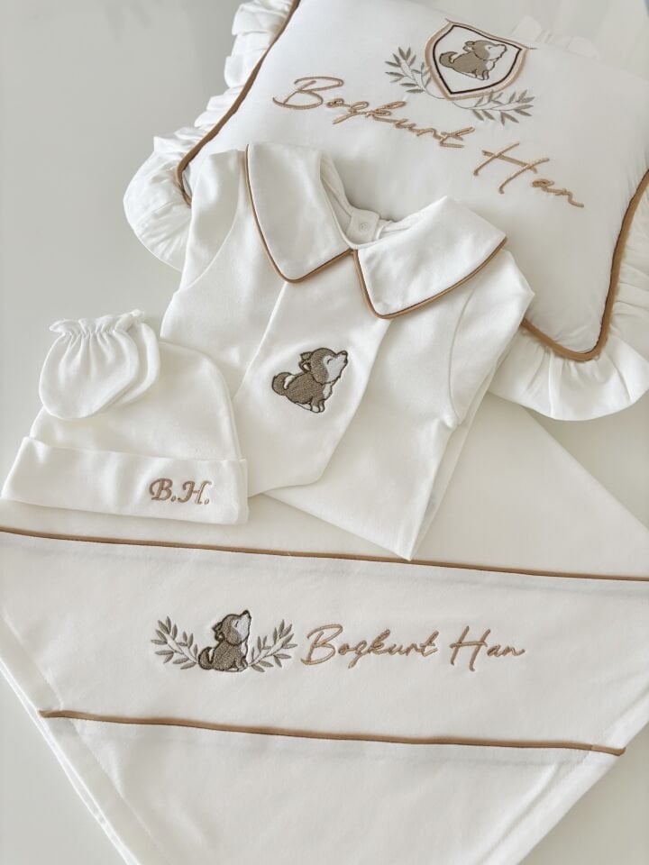 LITTLE MAN 10 PARÇA HASTANE ÇIKIŞI KREM