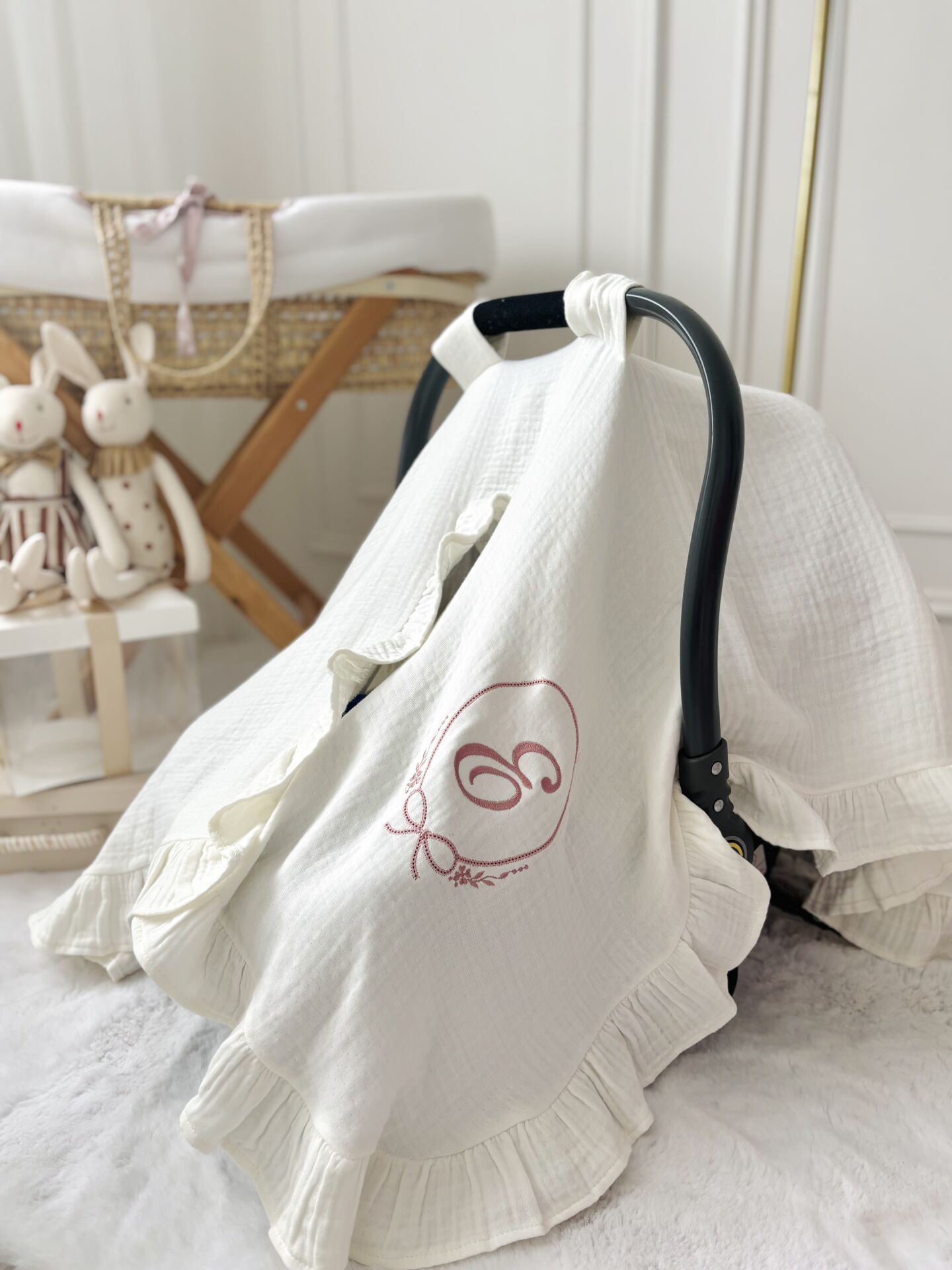 4 KATLI MÜSLİN PUSET ÖRTÜSÜ