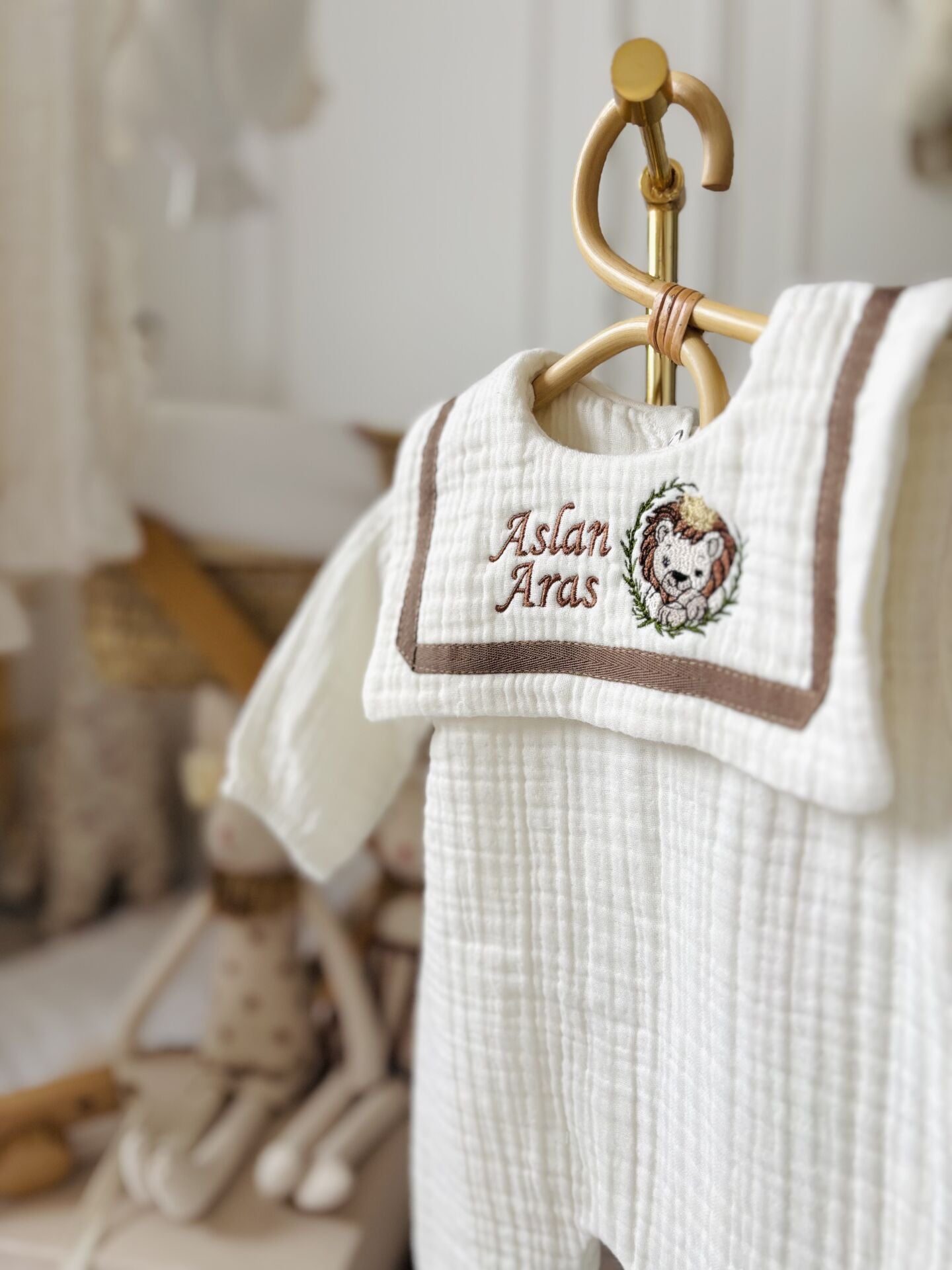 KREM MÜSLİN HASTANE ÇIKIŞI ERKEK