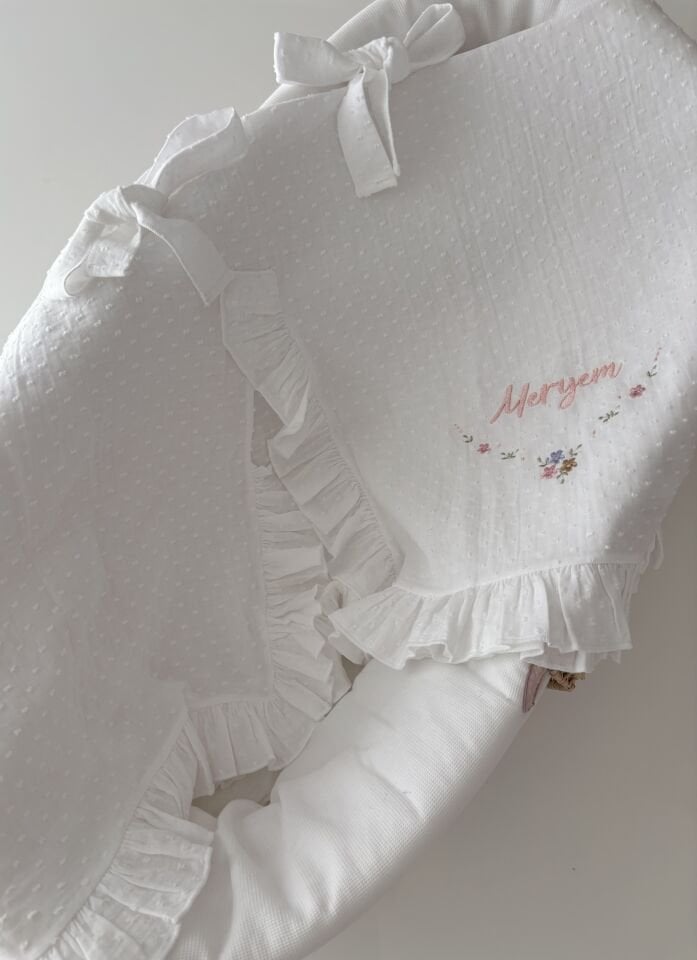 2 KATLI MÜSLİN PUSET ÖRTÜSÜ