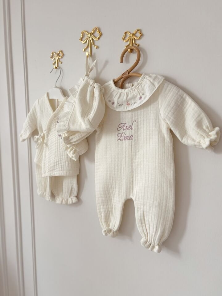 KREM MÜSLİN HASTANE ÇIKIŞI