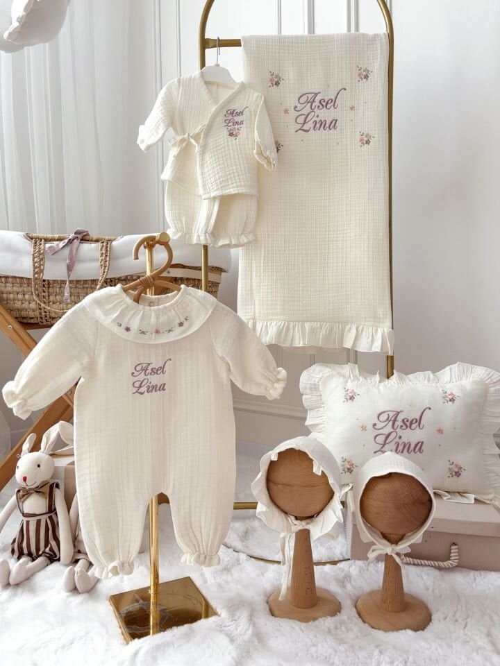 KREM MÜSLİN HASTANE ÇIKIŞI