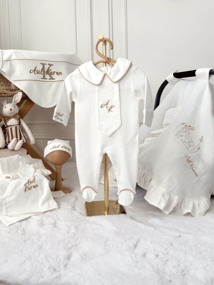 LITTLE MAN 10 PARÇA HASTANE ÇIKIŞI KREM