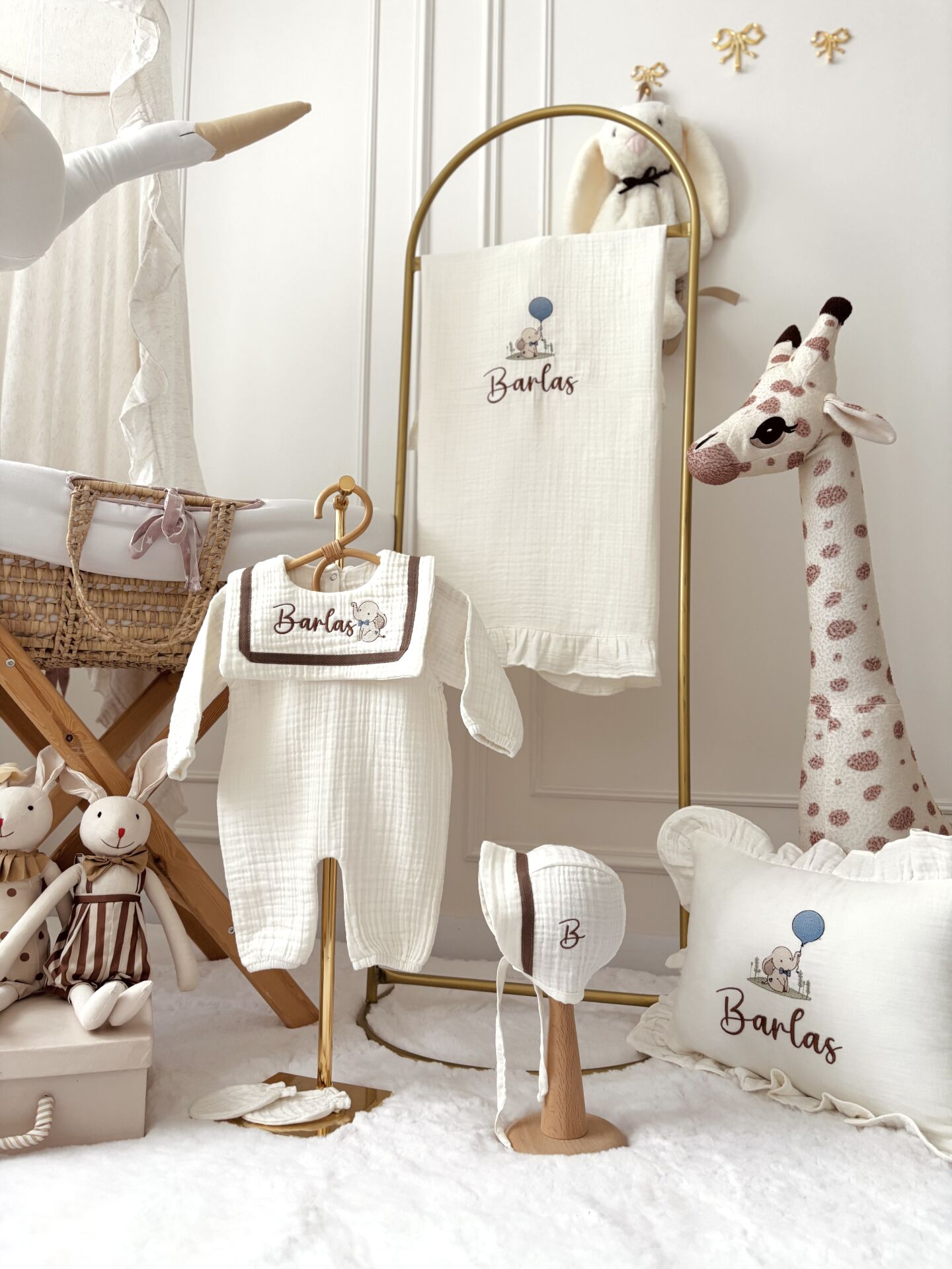 KREM MÜSLİN HASTANE ÇIKIŞI ERKEK