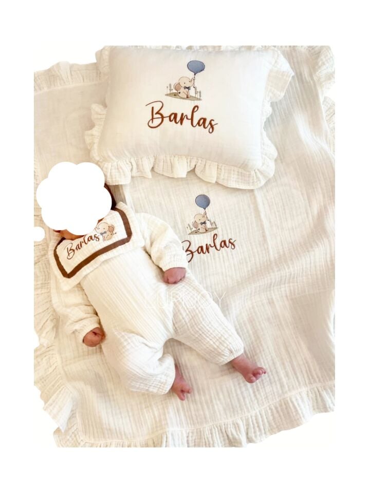 KREM MÜSLİN HASTANE ÇIKIŞI ERKEK