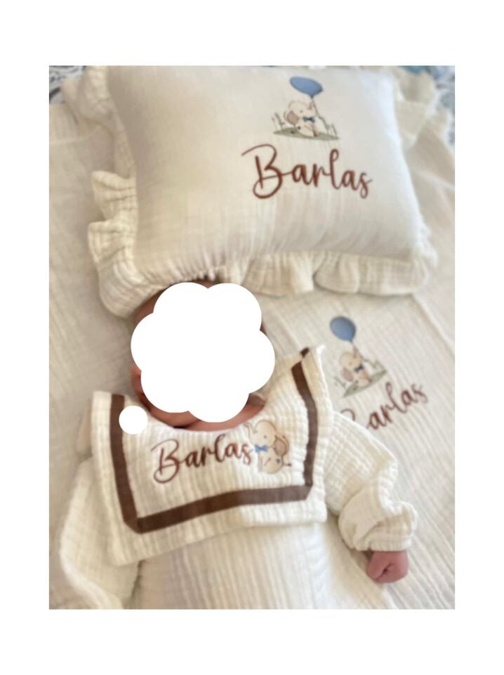 KREM MÜSLİN HASTANE ÇIKIŞI ERKEK