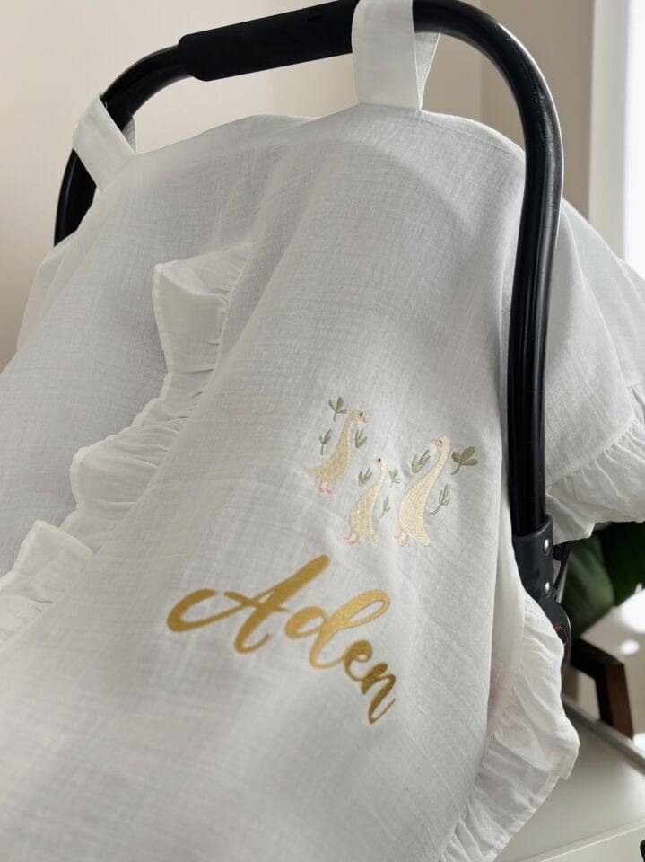 2 KATLI MÜSLİN PUSET ÖRTÜSÜ