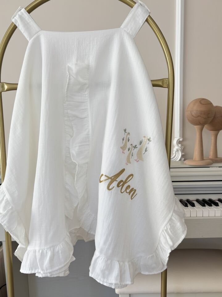 2 KATLI MÜSLİN PUSET ÖRTÜSÜ