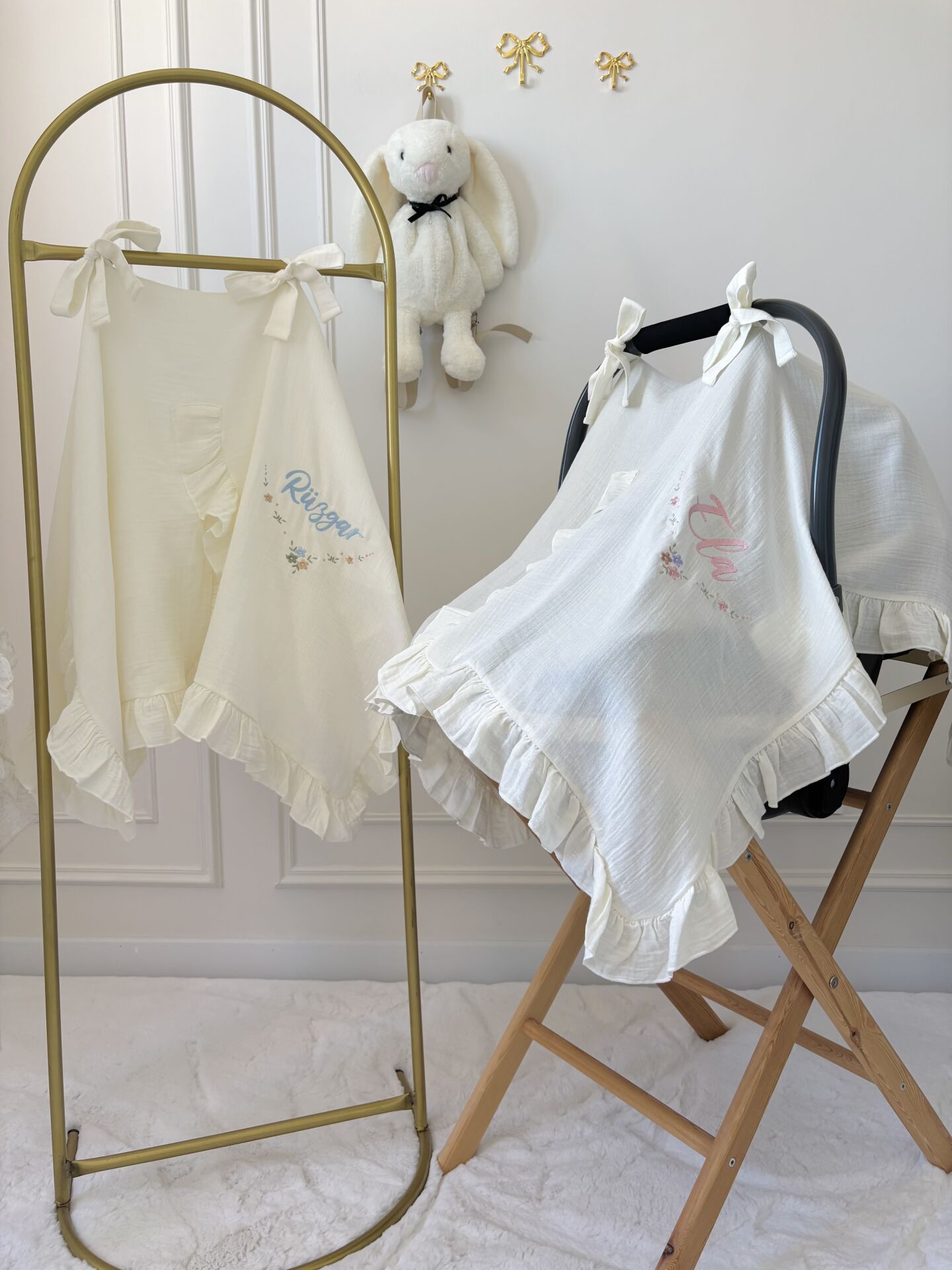 2 KATLI MÜSLİN PUSET ÖRTÜSÜ