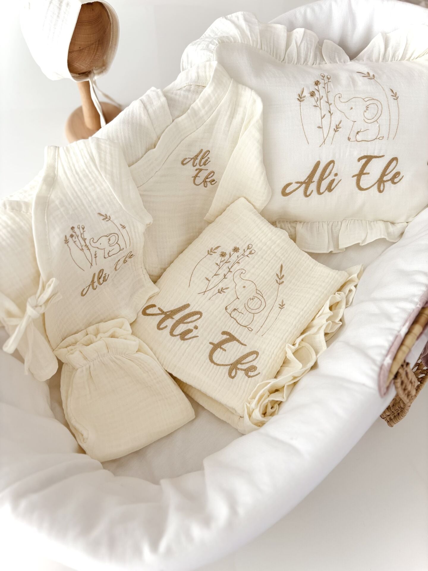 KREM MÜSLİN HASTANE ÇIKIŞI ERKEK