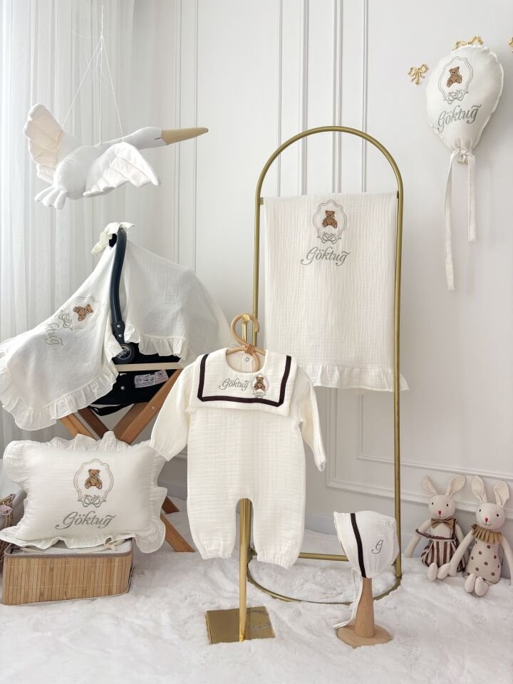 KREM MÜSLİN HASTANE ÇIKIŞI ERKEK