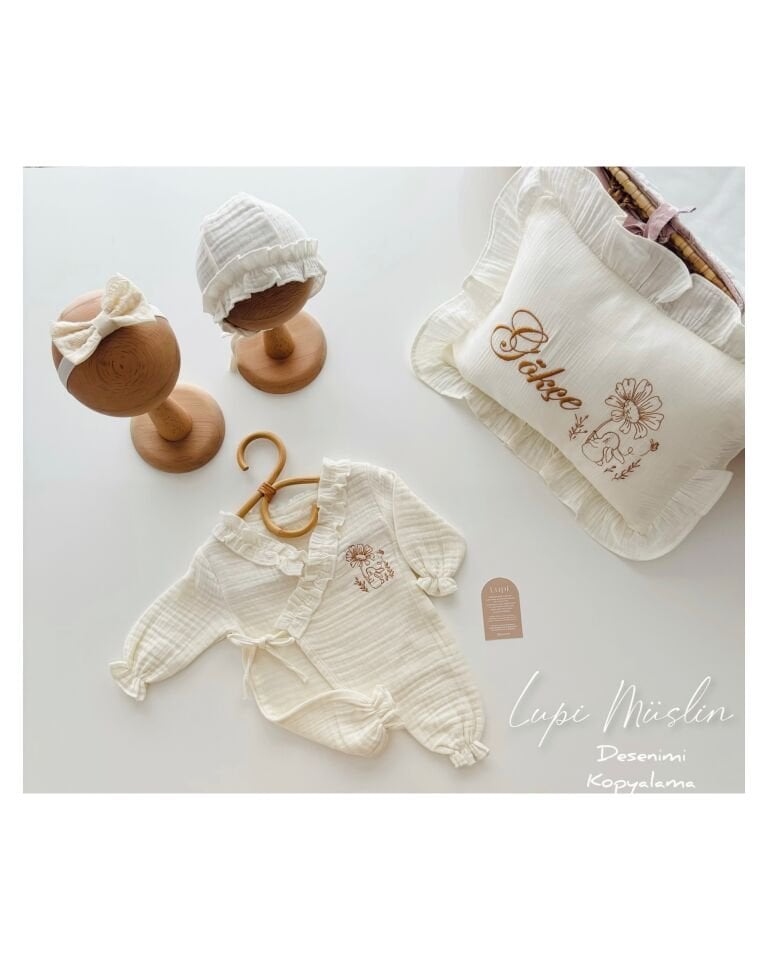 KREM MÜSLİN HASTANE ÇIKIŞ