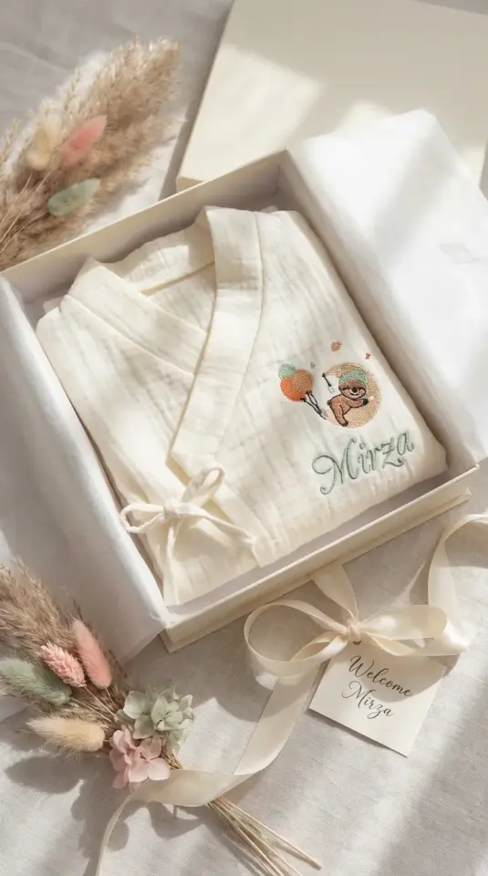 KREM MÜSLİN HASTANE ÇIKIŞ