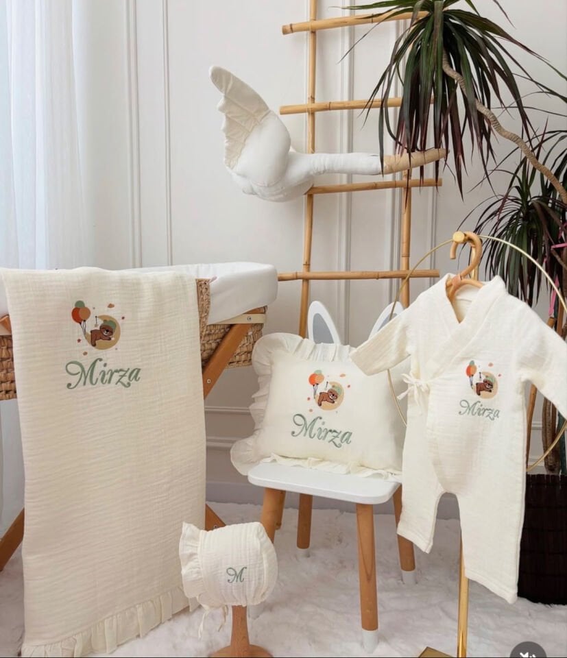 KREM MÜSLİN HASTANE ÇIKIŞ