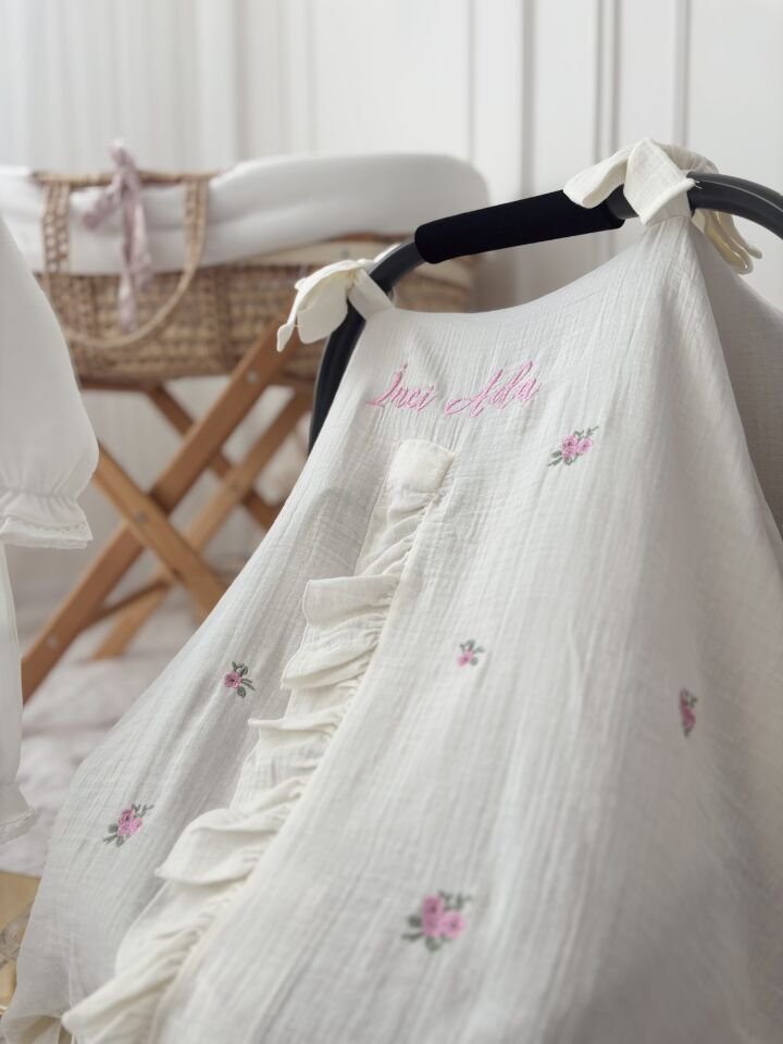 2 KATLI MÜSLİN PUSET ÖRTÜSÜ