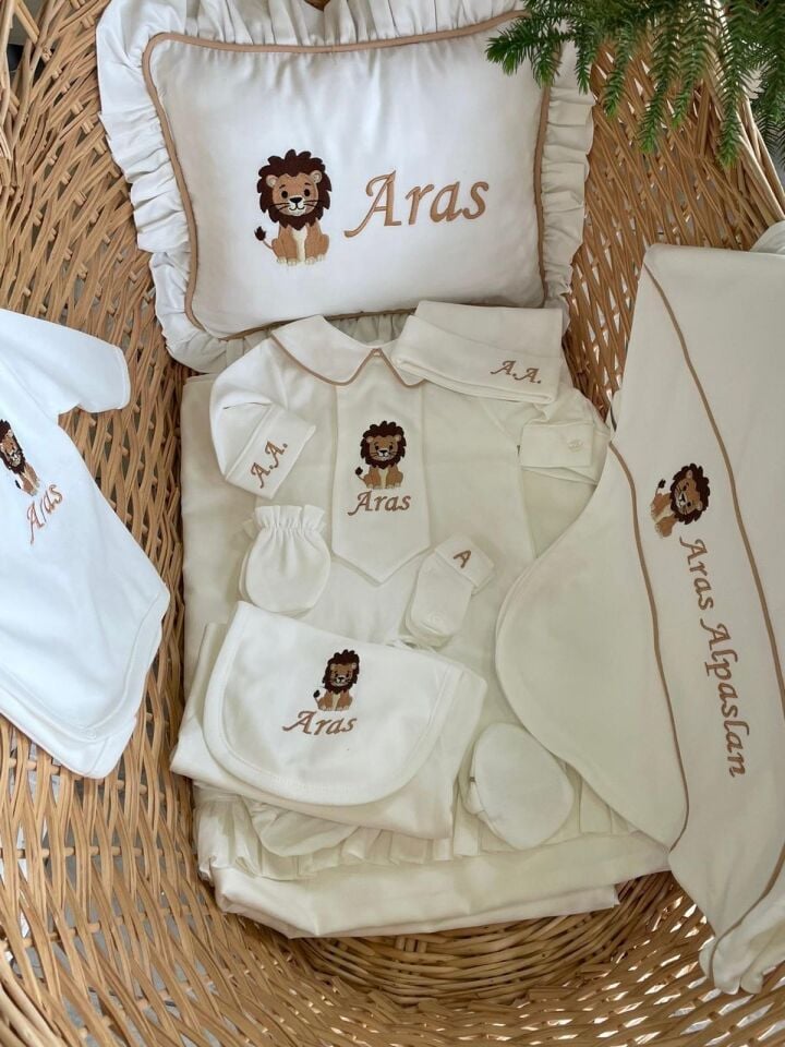 LITTLE MAN 10 PARÇA HASTANE ÇIKIŞI KREM