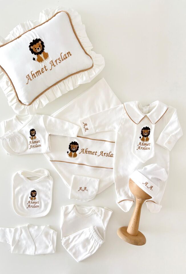 LITTLE MAN 10 PARÇA HASTANE ÇIKIŞI KREM