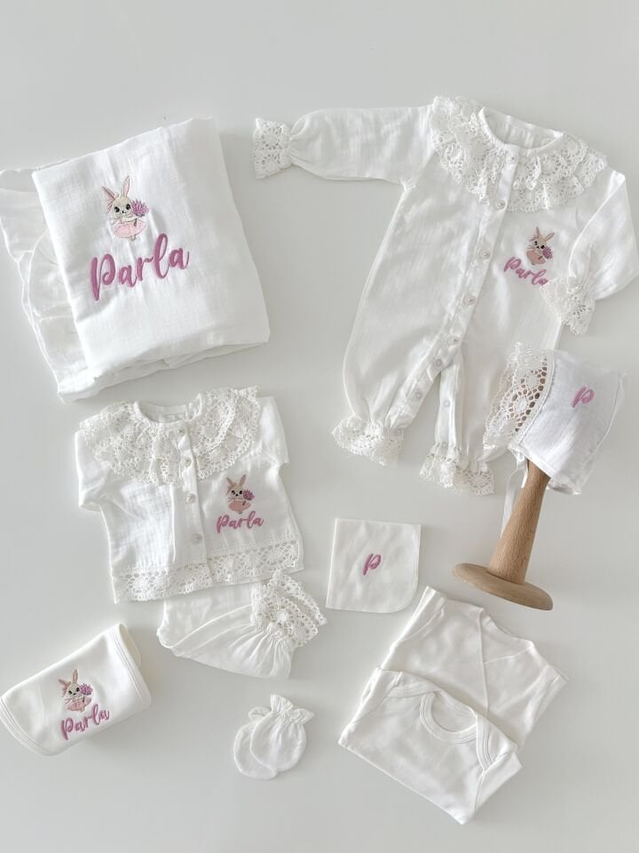 10 PARÇA MÜSLİN HASTANE ÇIKIŞI