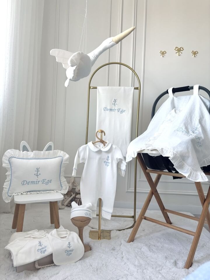 BEBE MAVİSİ 10 PARÇA HASTANE ÇIKIŞI