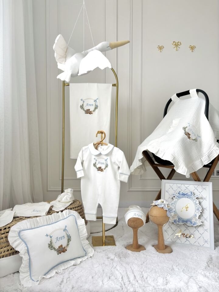 BEBE MAVİSİ 10 PARÇA HASTANE ÇIKIŞI