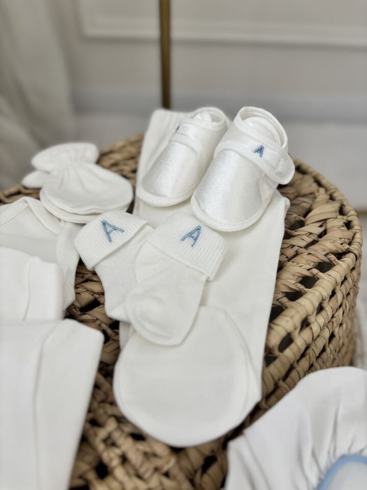 BEBE MAVİSİ 10 PARÇA HASTANE ÇIKIŞI