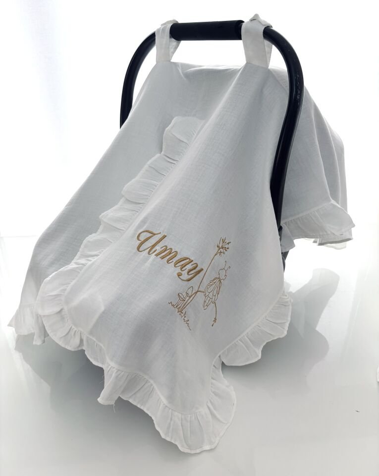 2 KATLI MÜSLİN PUSET ÖRTÜSÜ