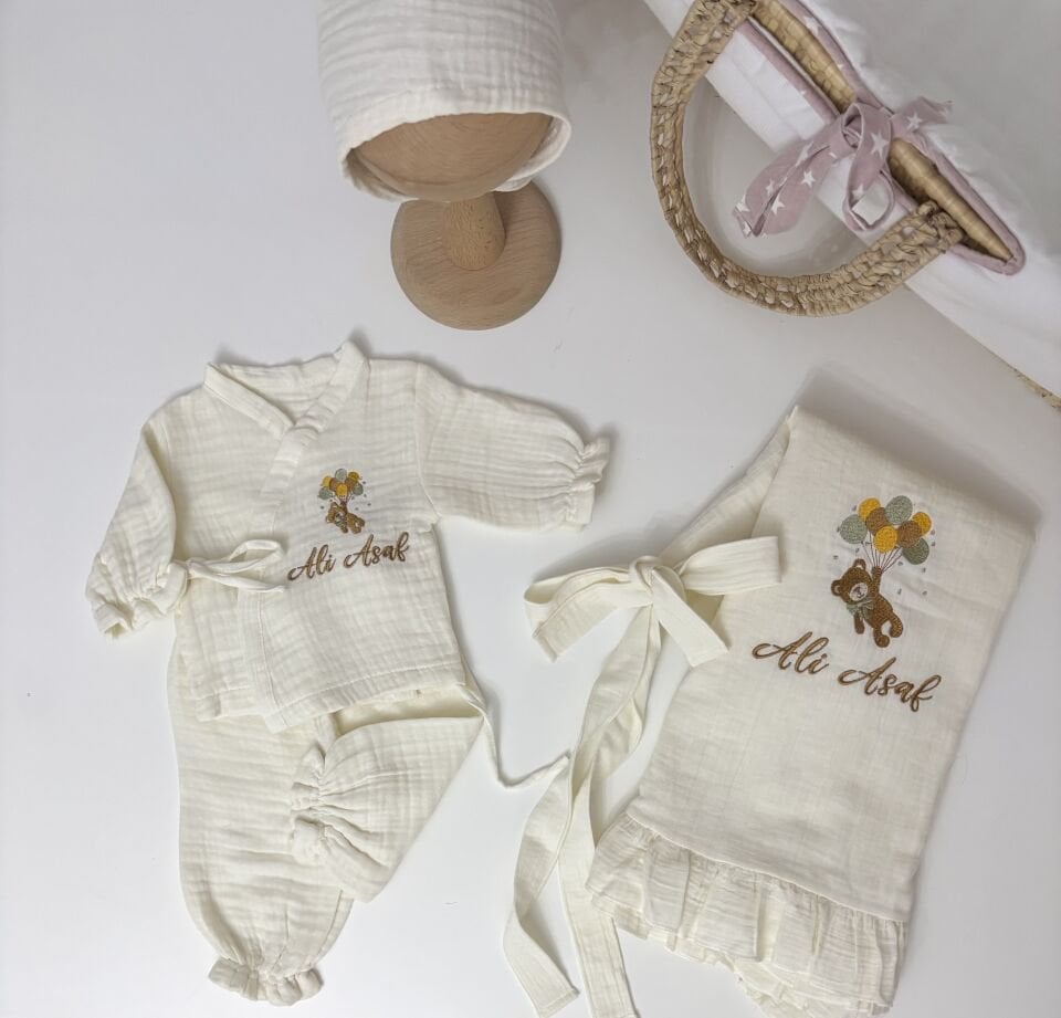 KREM MÜSLİN HASTANE ÇIKIŞ